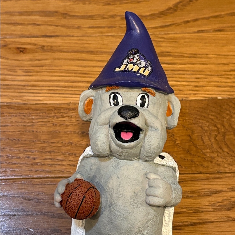 Bobble Dobbles | JMU James Madison University Duke Dog Statue Gnome Hat OS - Picture 3 of 5